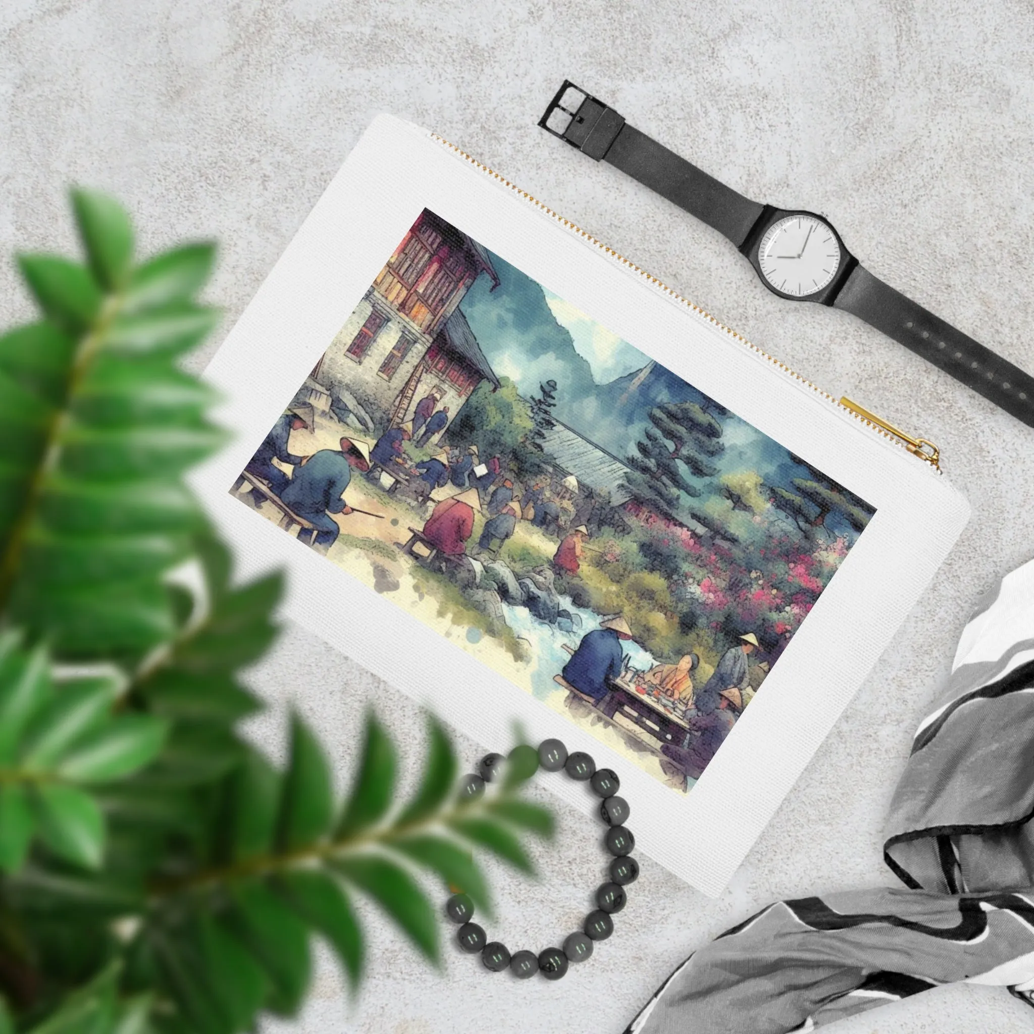A rural town in the Far East Cosmetic Bag