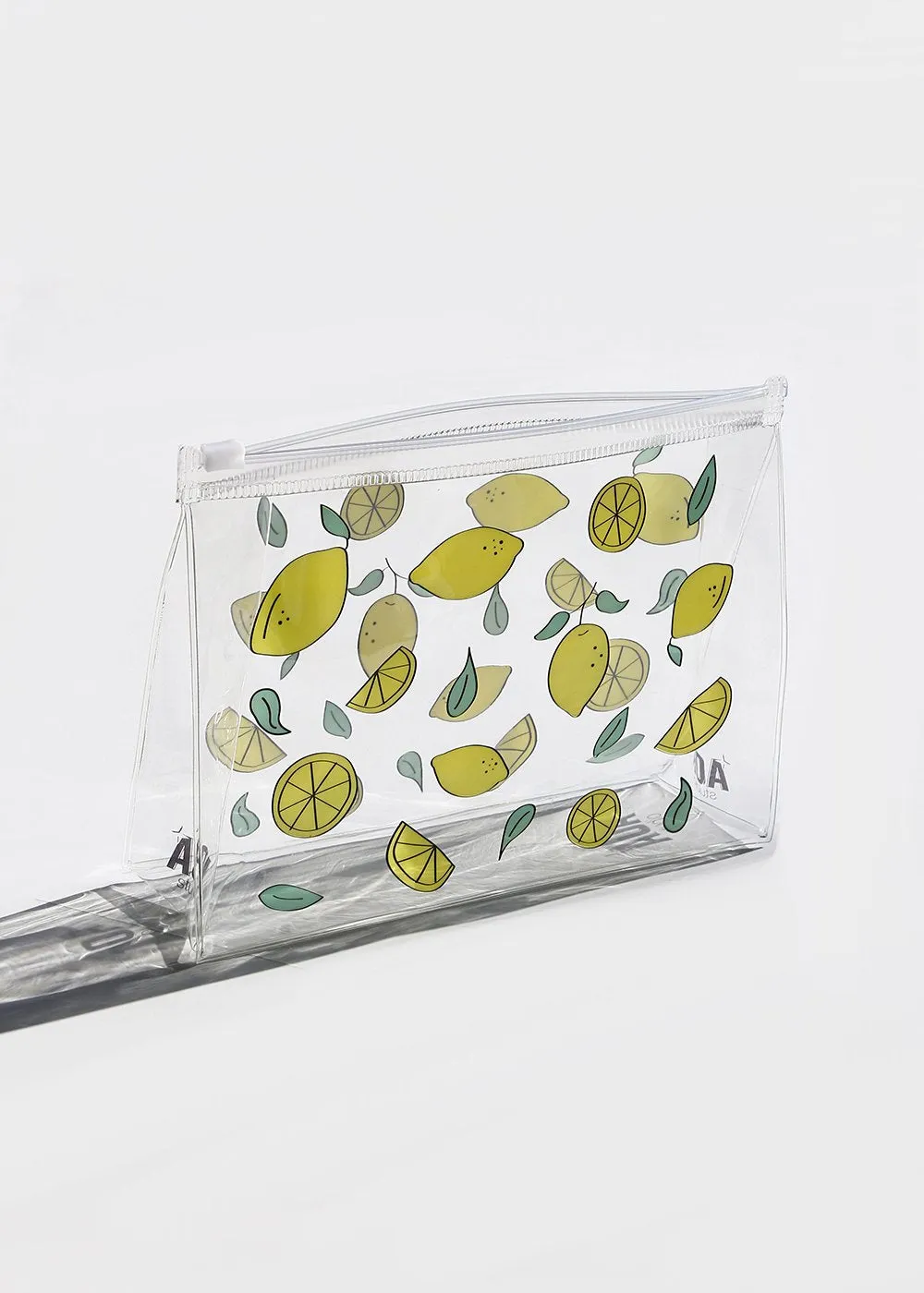 AOA Clear Makeup Pouch - Lemons