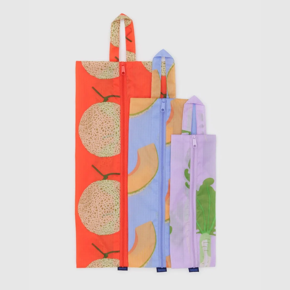 Baggu 3D Zip Set in Japanese Produce