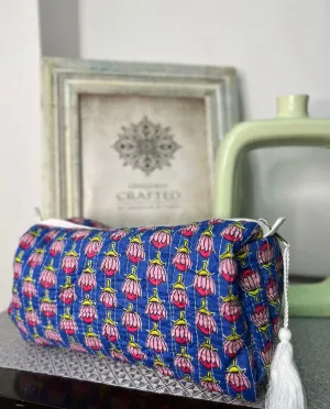 Blue Lotus Travel Pouch