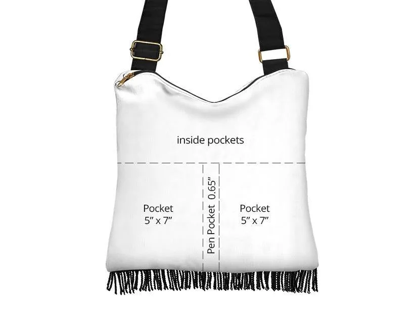 Boho Bag (Canvas) - Peacock #101 | Hobo Slouchy Bag Crossbody, Shoulder Bags for Women Hobo, Pattern Hobo Bag, Boho Hobo Bag