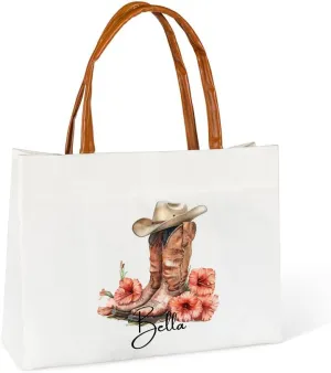 callie Personalized Women Tote Bag for Summer, Travel, Beach, Vacation, Custom Handbag Gifts for Mother's Day, Birthday