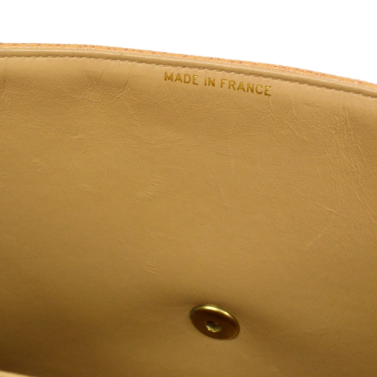 Chanel 1994-1996 Vertical Classic Flap Jumbo Beige Caviar 53759