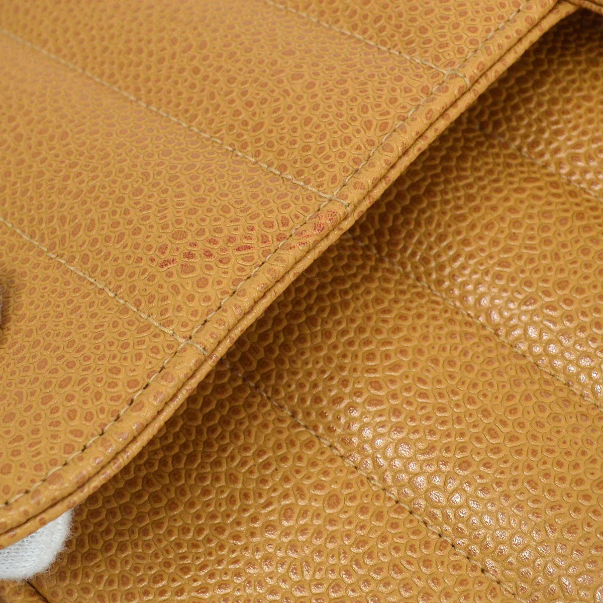 Chanel 1994-1996 Vertical Classic Flap Jumbo Beige Caviar 53759