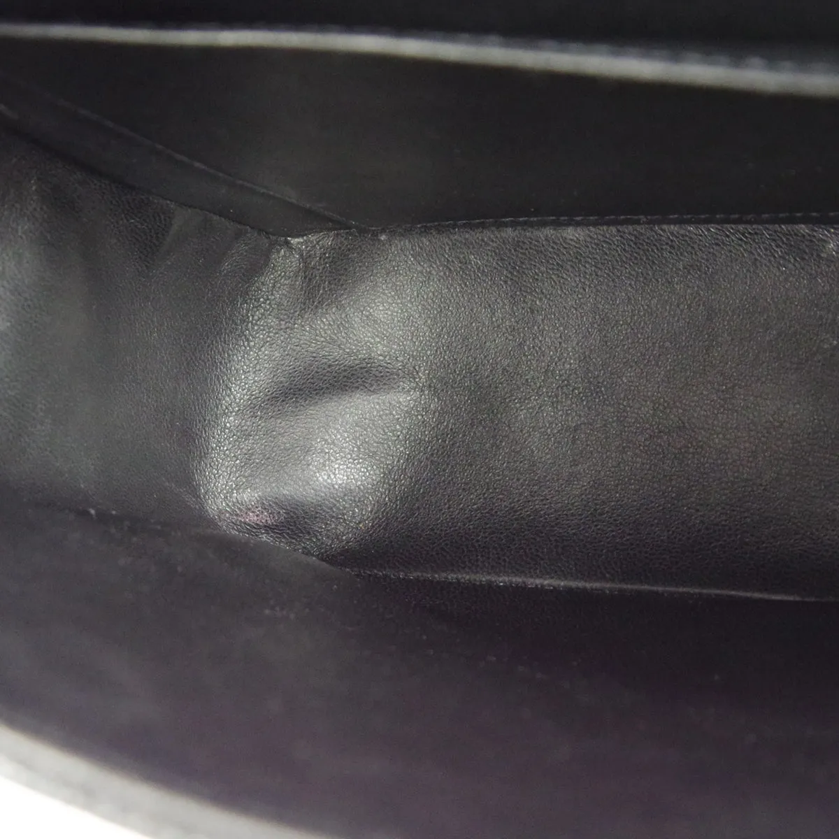 CHANEL 2000-2001 Classic Flap Jumbo SHW Black Caviar 27053