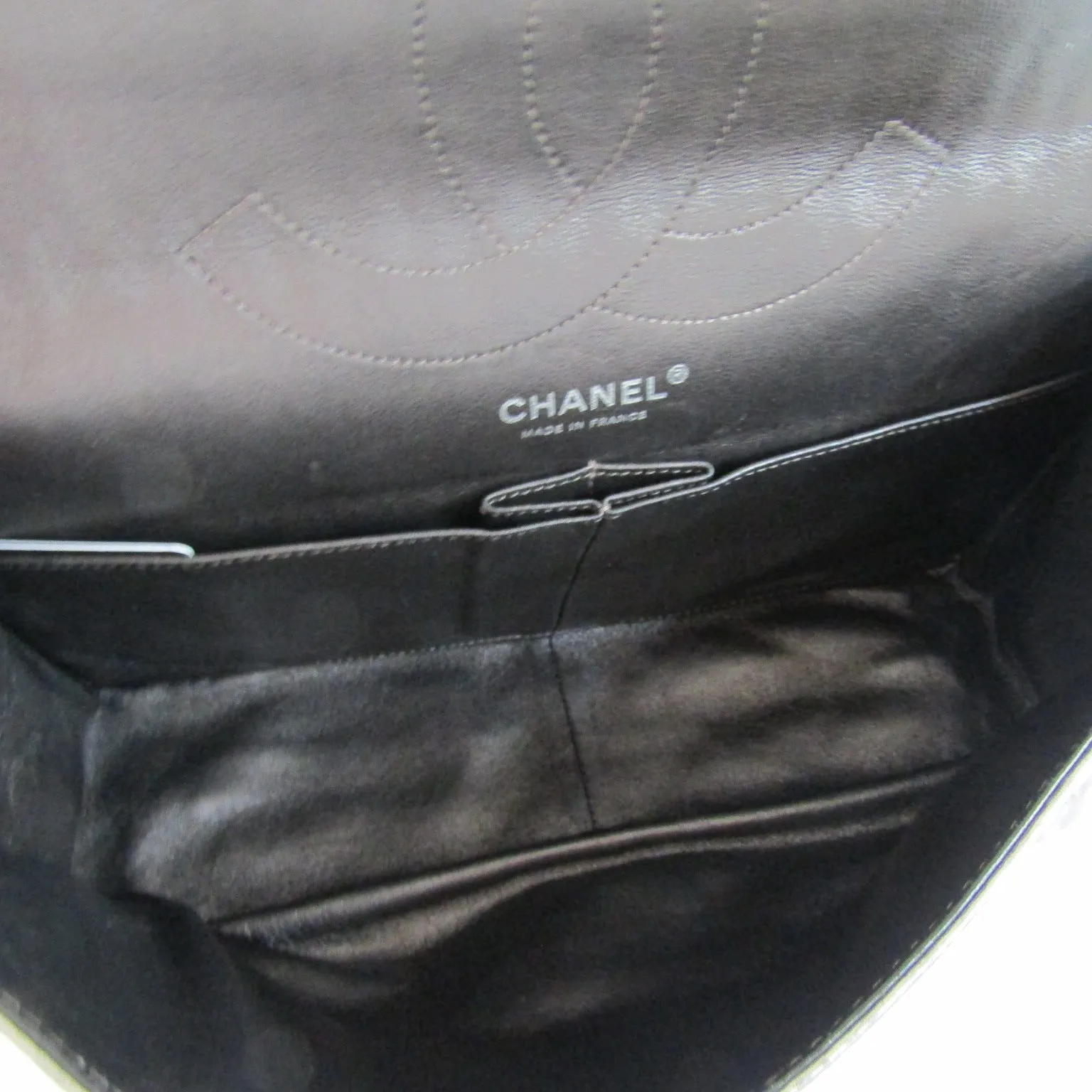 CHANEL 2.55 Reissue 227 Double New Metallic Striped Shoulder Bag