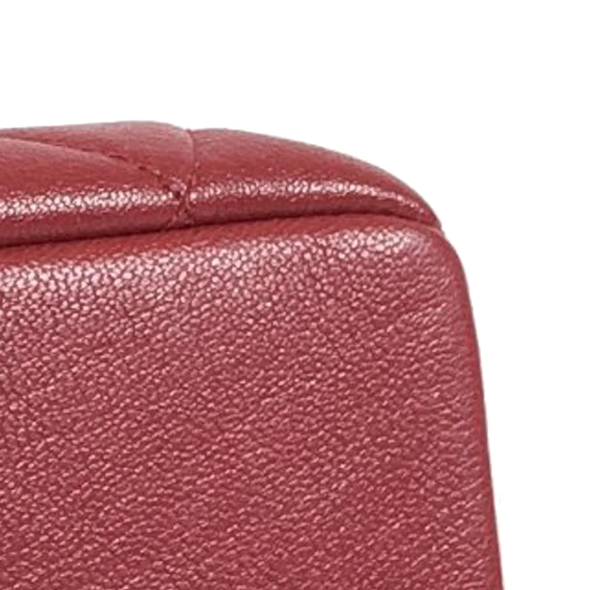 Chanel CC Quilted Lambskin Single Flap Shoulder Bag