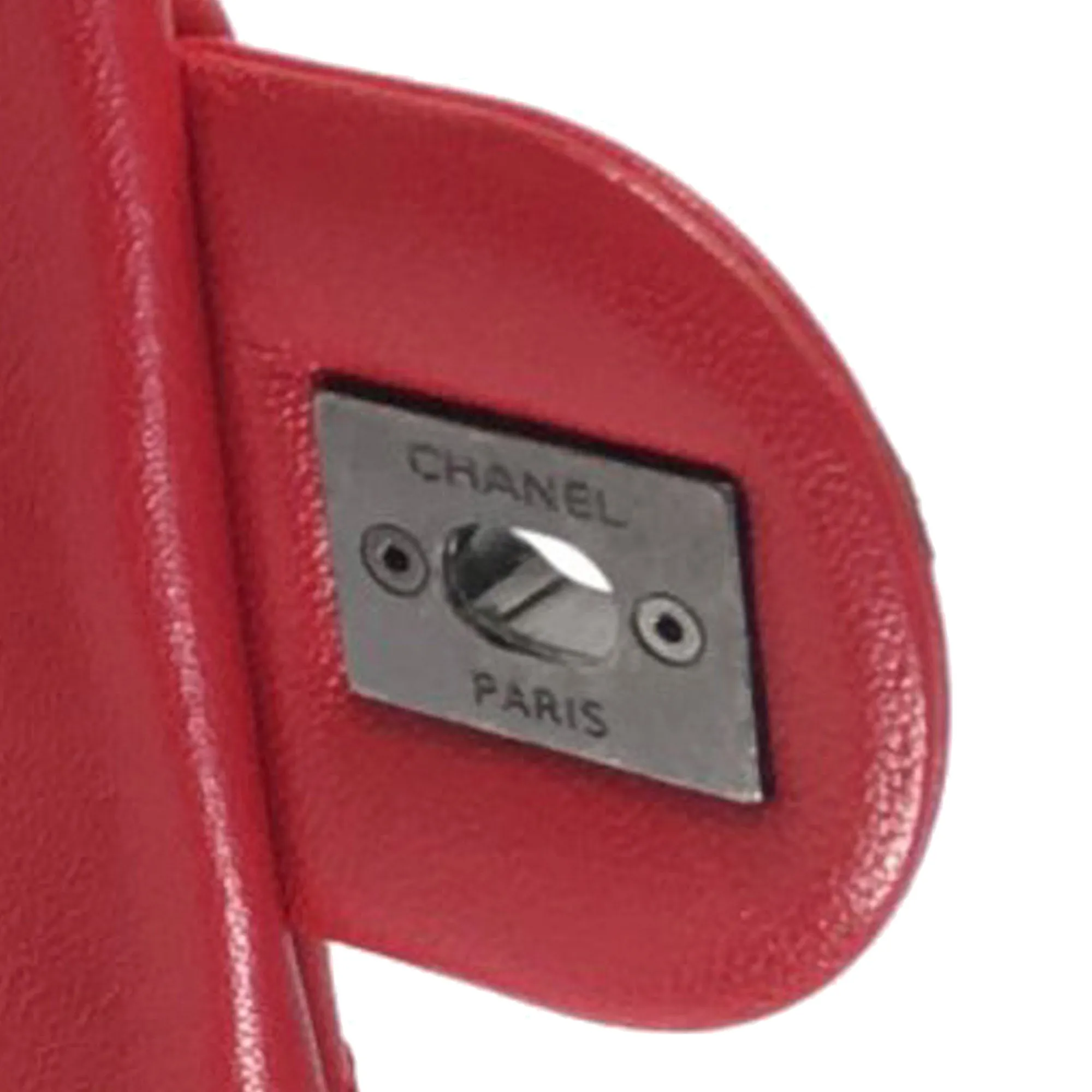 Chanel CC Quilted Lambskin Single Flap Shoulder Bag