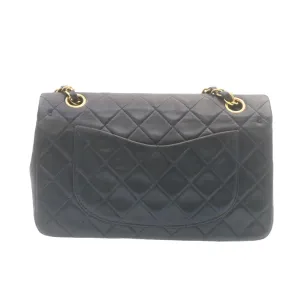 Chanel Classic Matelasse 23 Chain Flap Shoulder Bag Lamb Skin Black  29130A