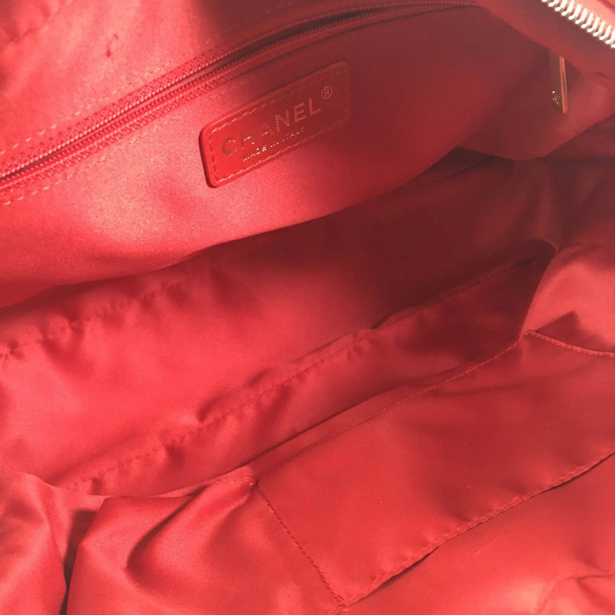 Chanel Lambskin CC Camera Flap Shoulder Bag
