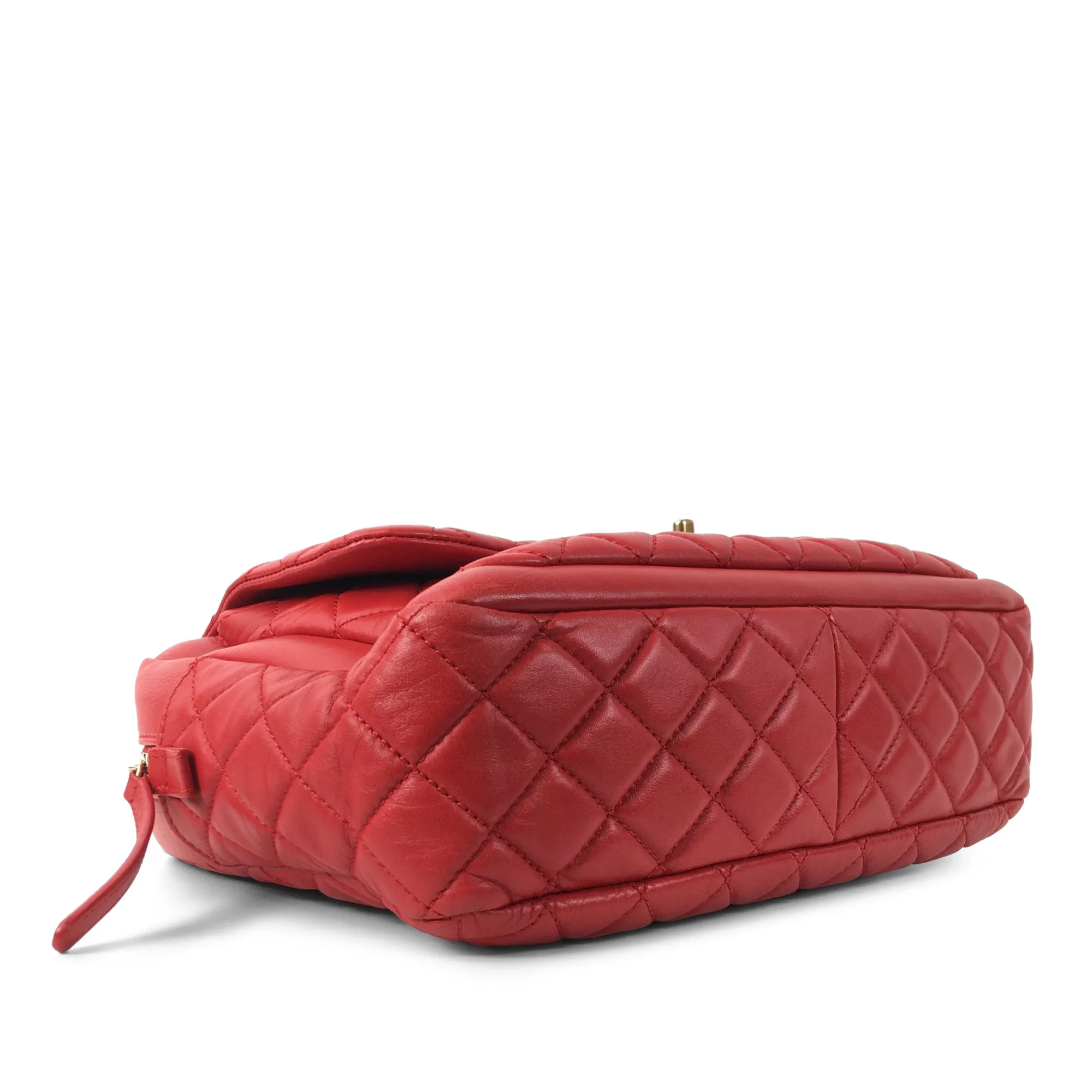 Chanel Lambskin CC Camera Flap Shoulder Bag