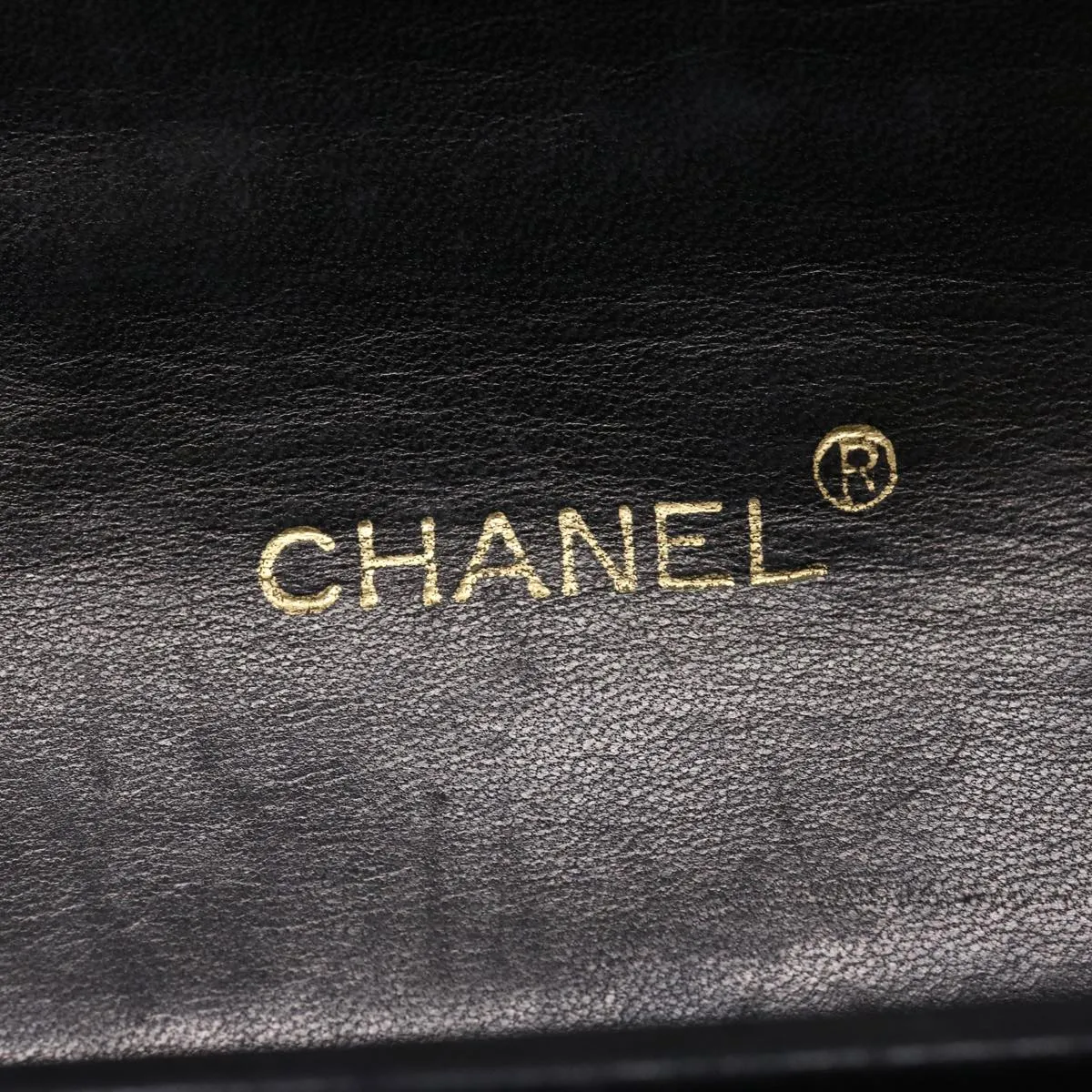 Chanel Matelasse Chain Flap Shoulder Bag Lamb Skin Black CC Auth bs1447A