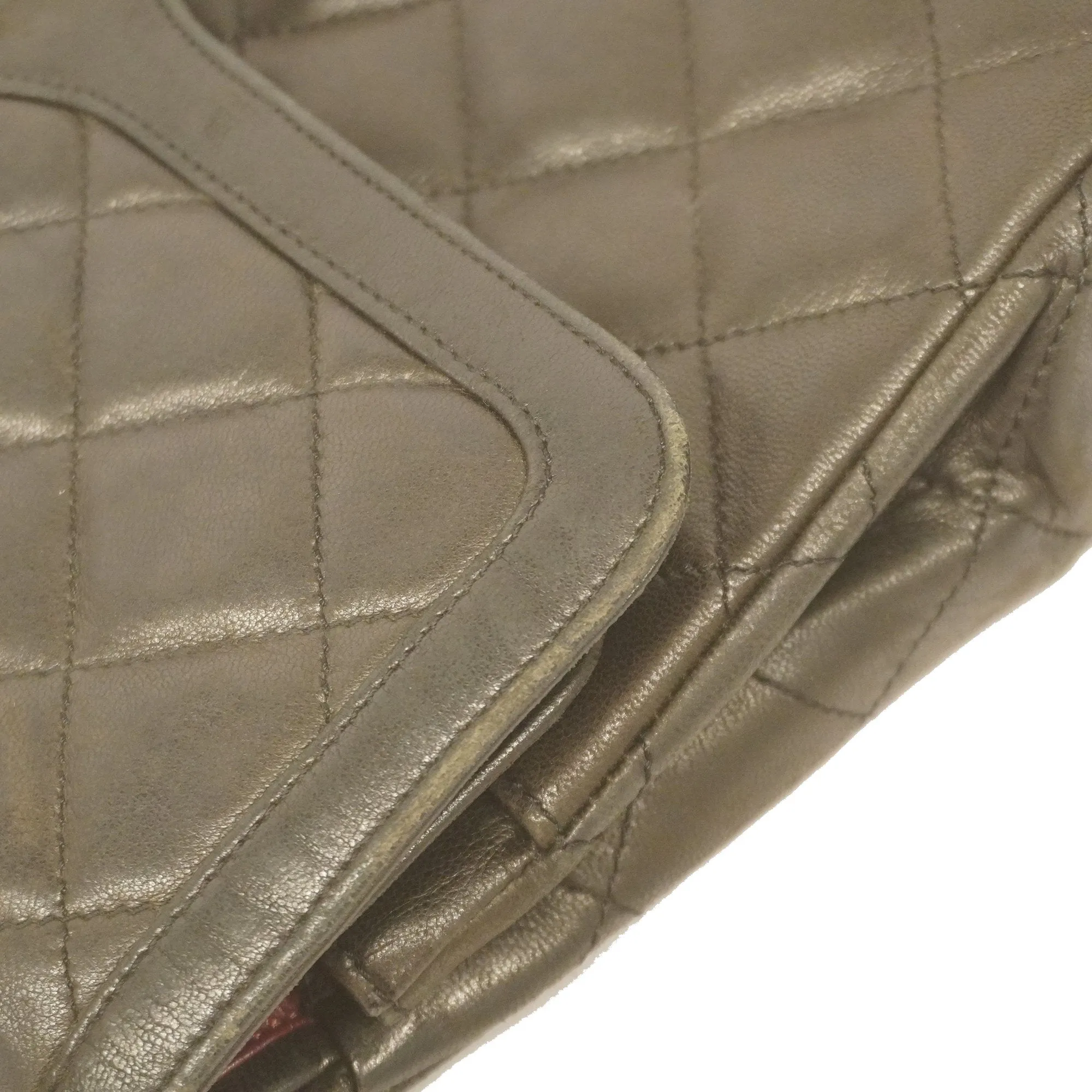 Chanel  Matelasse Paris Limited W Flap W Chain Leather Shoulder Bag Black