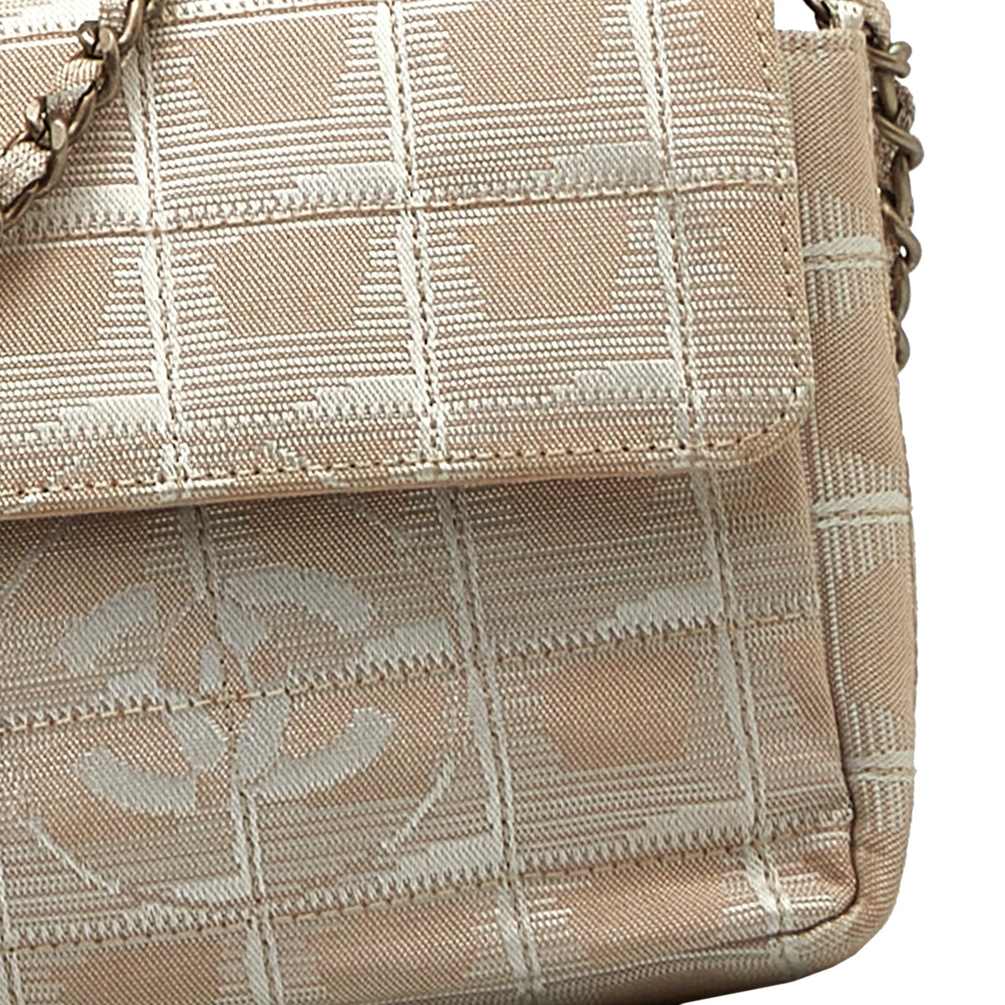 Chanel New Travel Line East West Flap Shoulder Bag