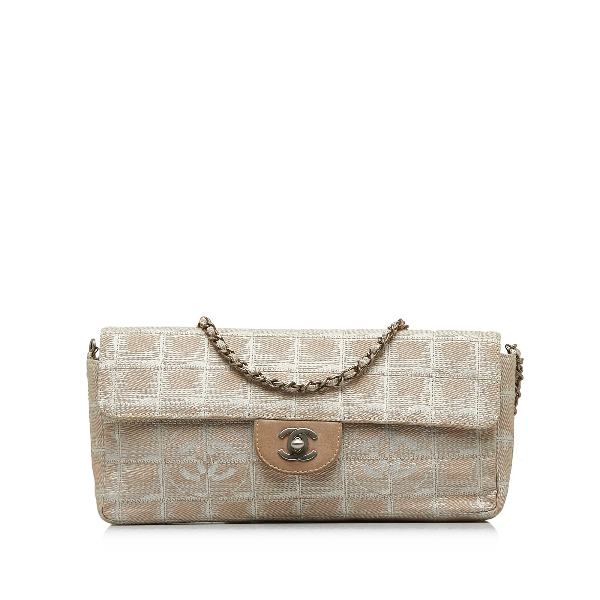 Chanel New Travel Line East West Flap Shoulder Bag