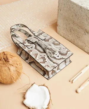Crossbody Tassel Phone Pouch | Natural