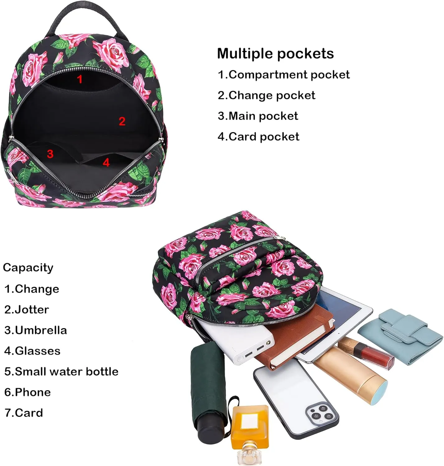 cute fashion music mini small Backpack pack bag for girls women and Adult