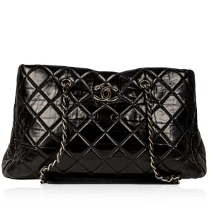 Distressed Leather Shoulder Bag