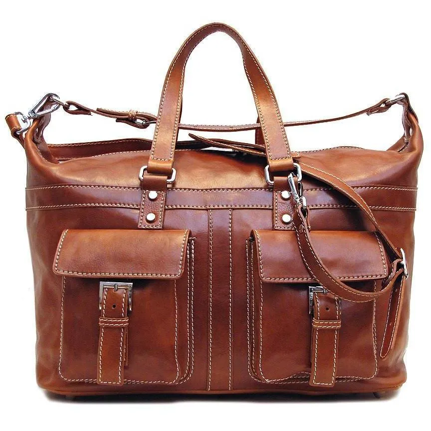 Floto Leather Milano Travel Bag