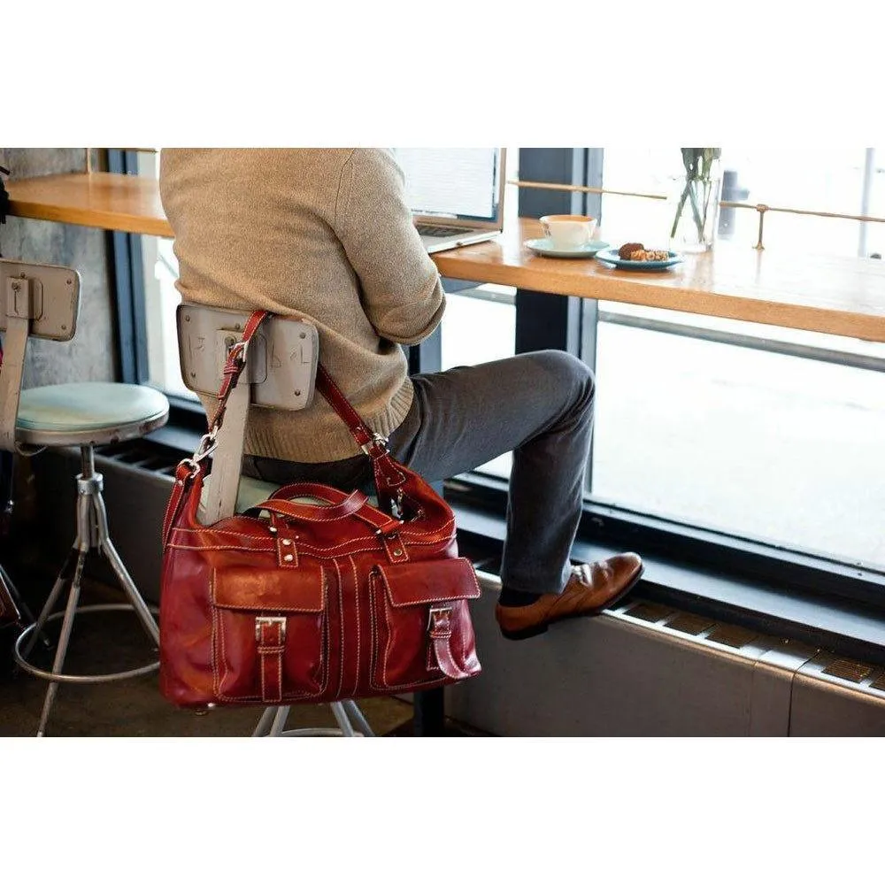 Floto Leather Milano Travel Bag