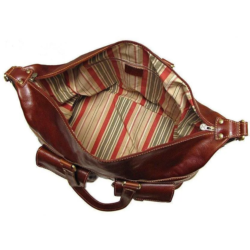 Floto Leather Milano Travel Bag