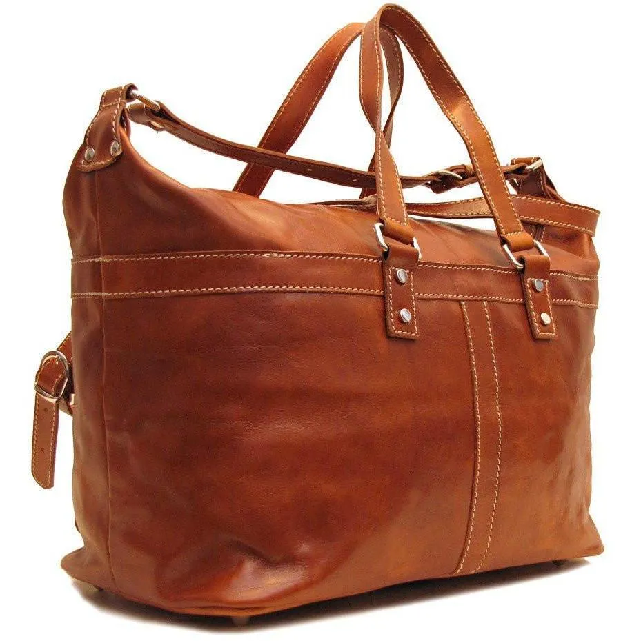 Floto Leather Milano Travel Bag