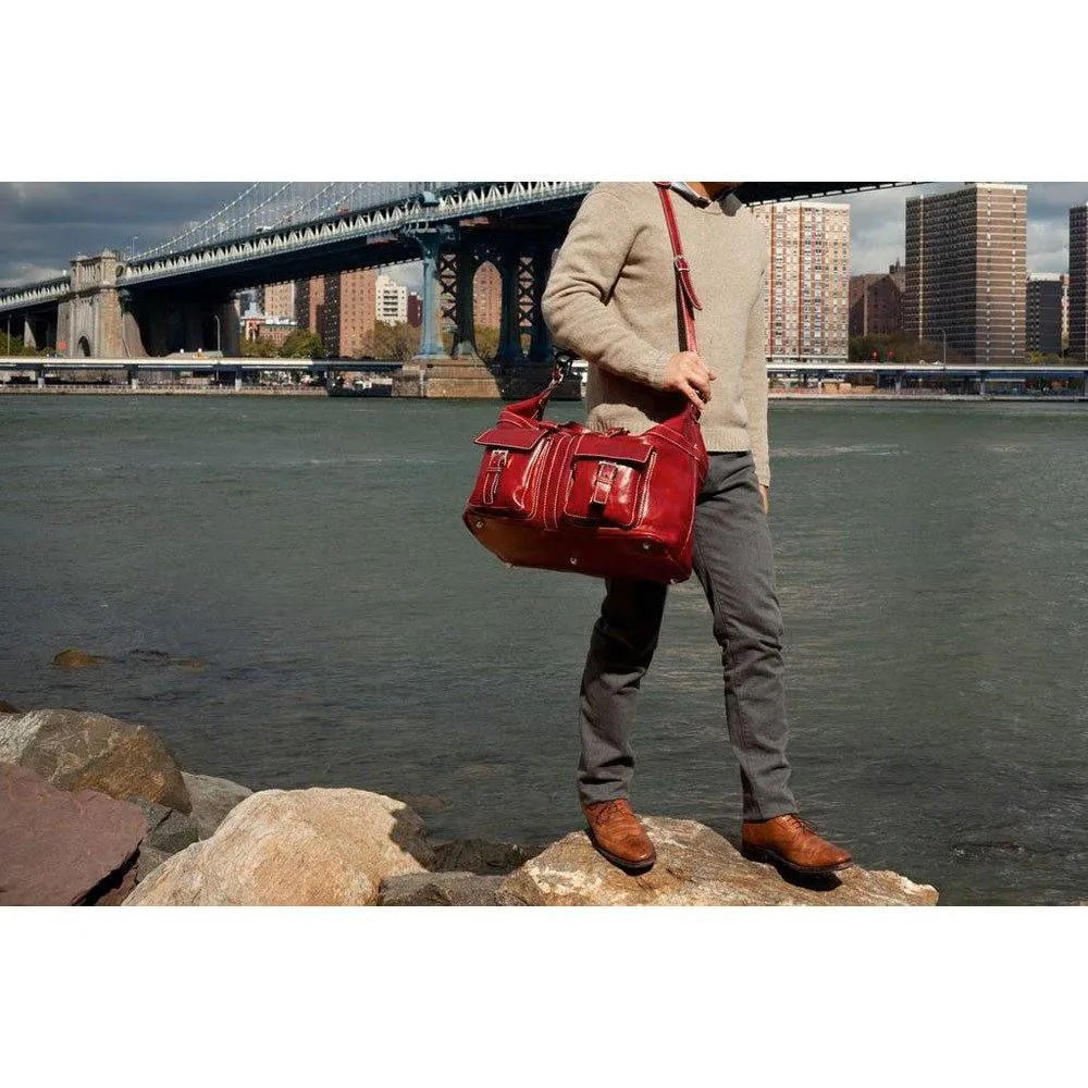 Floto Leather Milano Travel Bag