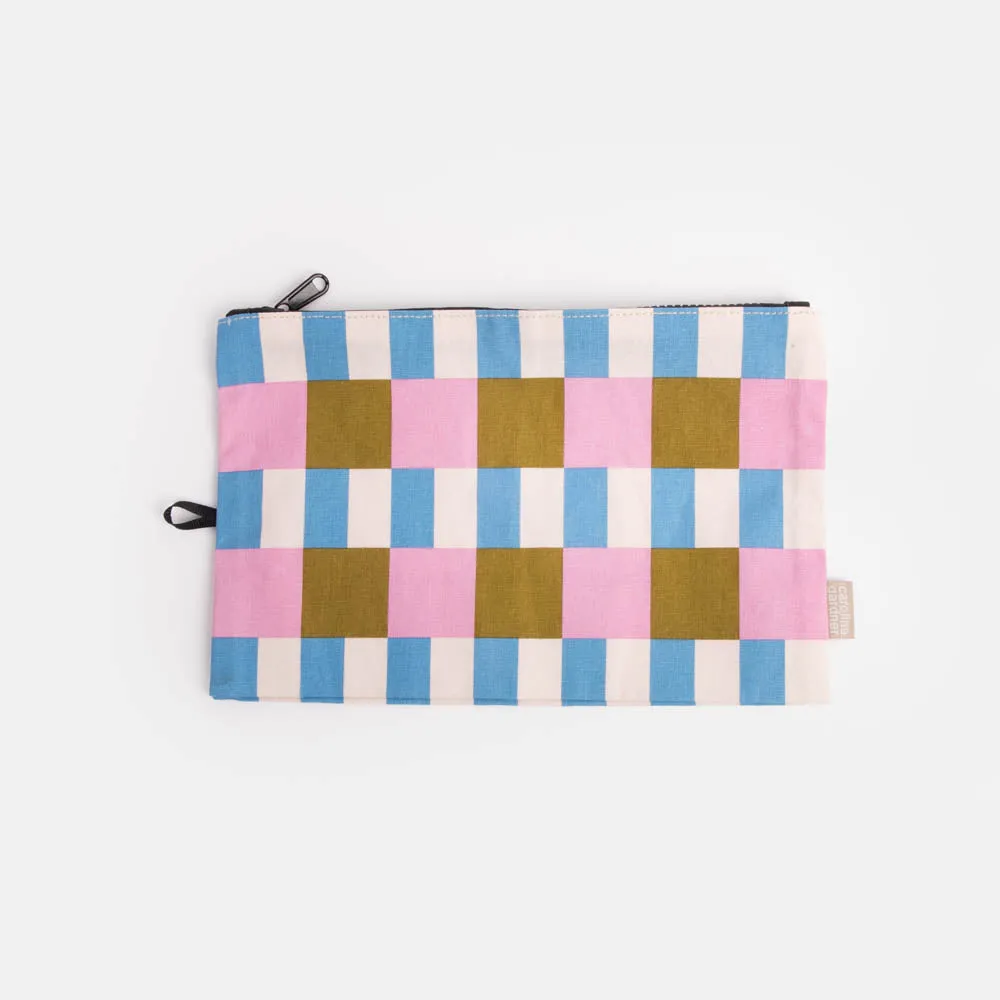 Flower/Stripe/Dotty Set of 3 Travel Pouches
