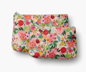 Garden Party Zipper Pouch Set