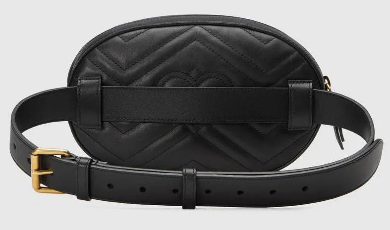GG Marmont Animal Studs Leather Belt Bag