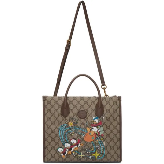 Gucci Multicolor Disney Edition Small Donald Duck Tote