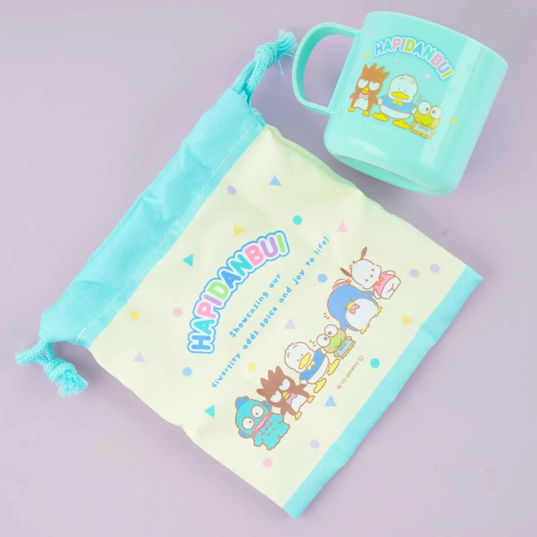 Hapidanbui Cup & Drawstring Pouch Set