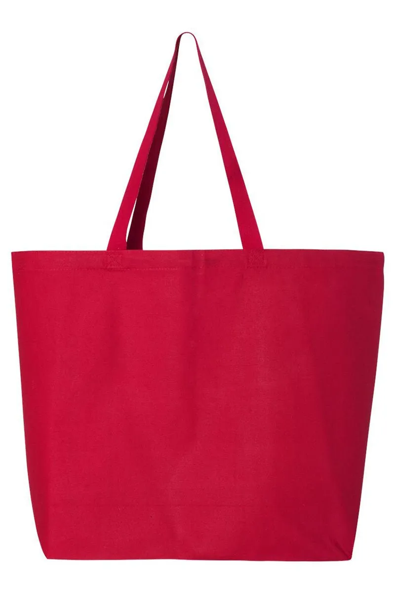 Heartstrings Coquette Bow Canvas Jumbo Tote