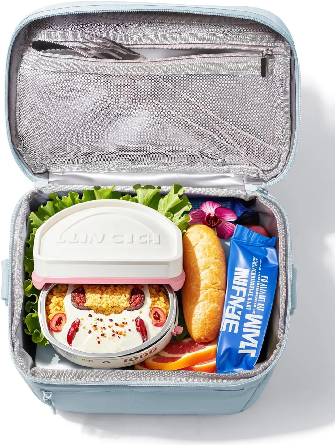 Insulated Lunch Box Bag Women - Waterproof Leakproof Lightweight Reusable Cooler for Work Picnic