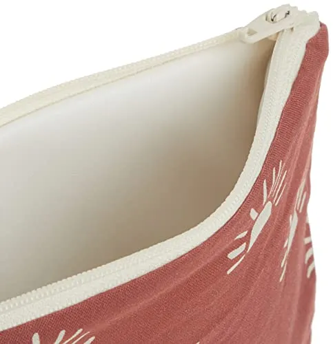 Itzy Ritzy Reusable Snack Bag – 7” x 7” BPA-Free Snack Bag is Food Safe, Washable and Ideal for Storing Snacks, Pacifiers, Electronics and Makeup in a Diaper Bag, Purse or Travel Bag, Terracotta Sunrise
