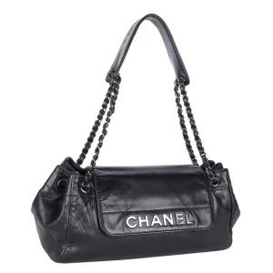 Lambskin Leather Front Flap Shoulder Bag