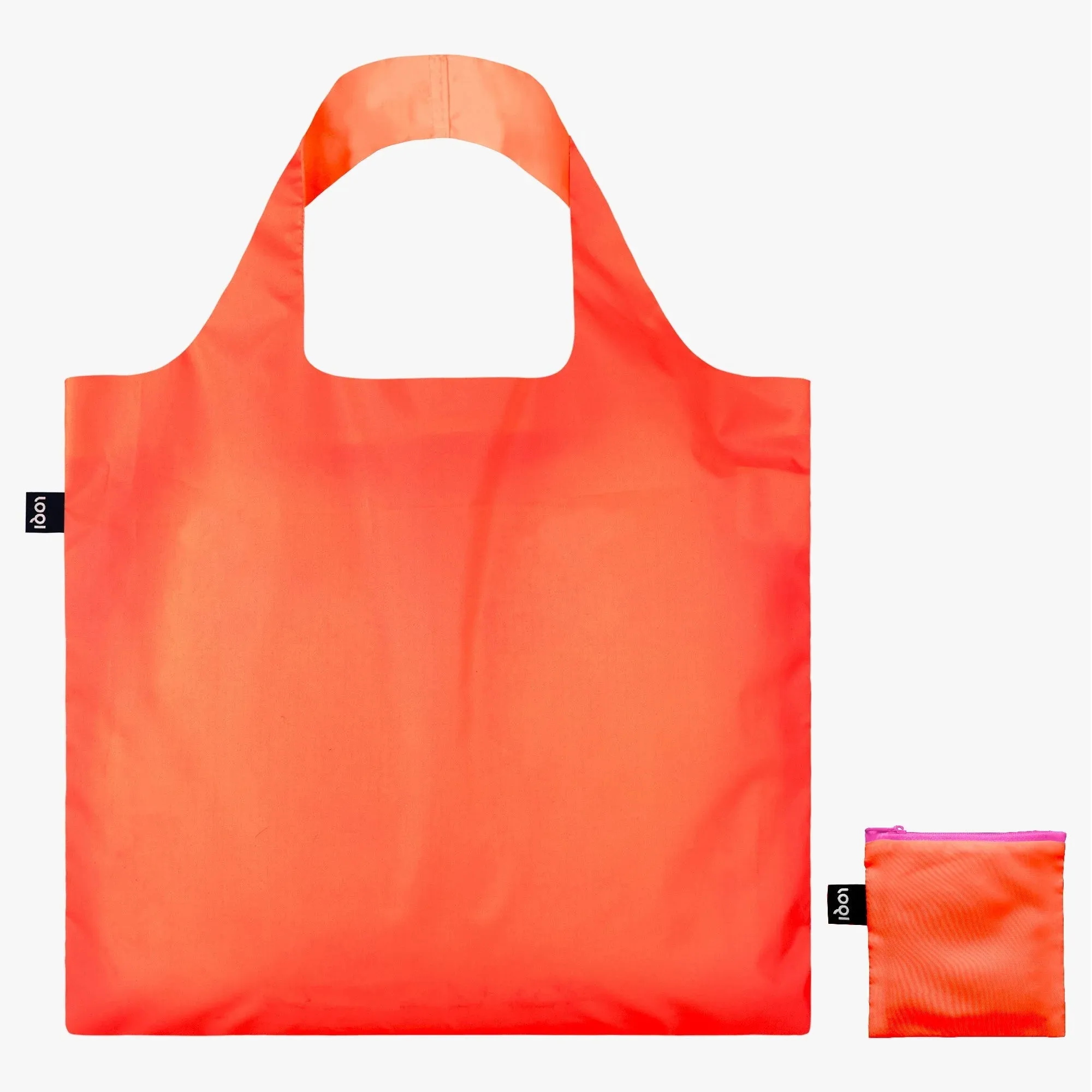 Loqi Neon Dark Orange Recycled Bag