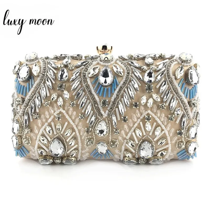 Luxus Diamant Strass Kupplung Taschen Exquisite Perlen Kette Handtaschen Hochzeit Geldbörse Shouler Tasche