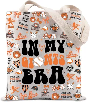 Lywjyb Birdgot Baseball Game Gift Baseball Game Day SF Fans Merch Tote Bag