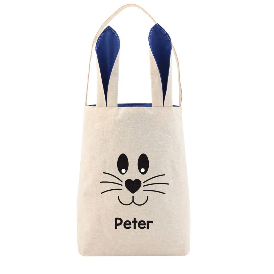 Personalised Easter Tote Bag with Bunny Ears