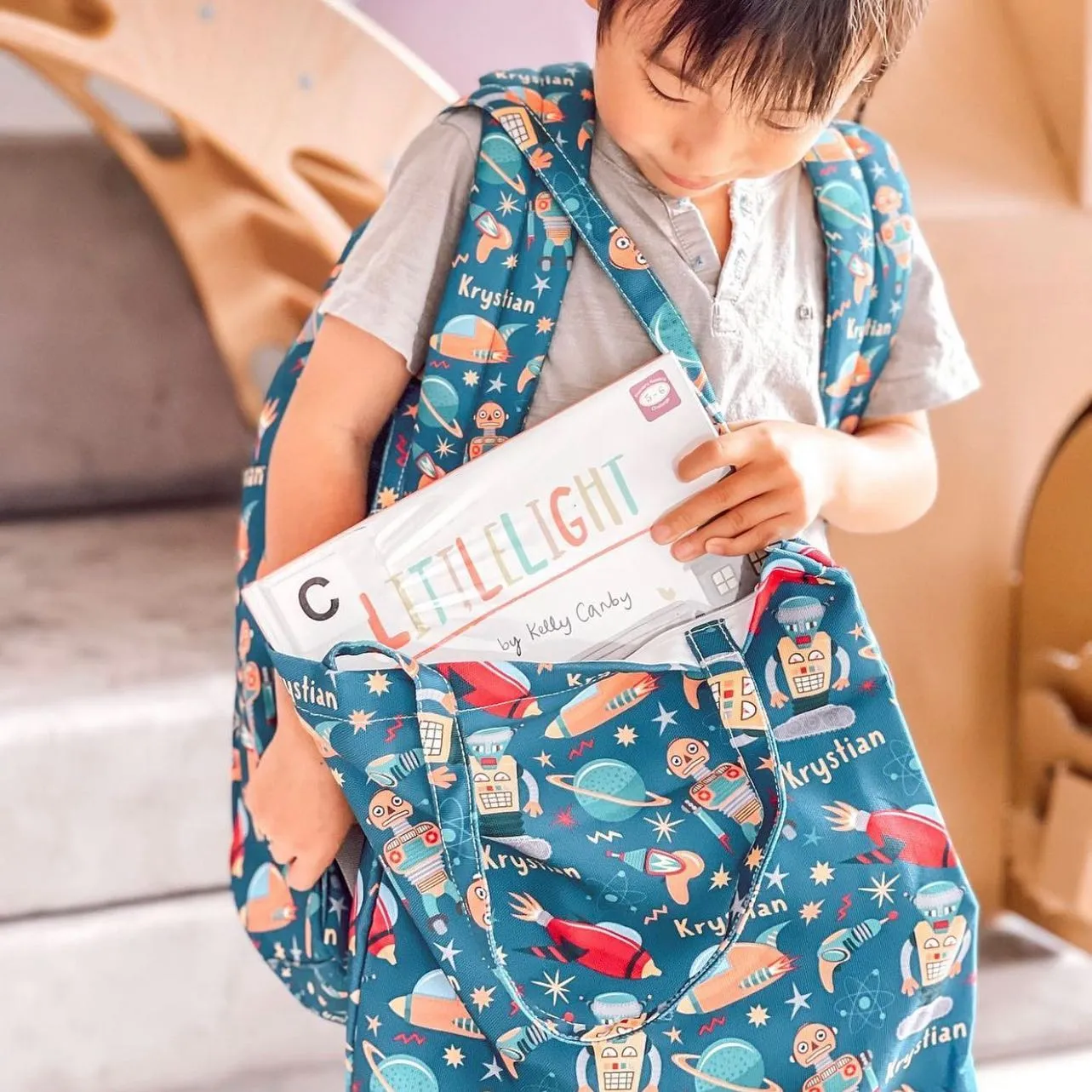 Personalised Library Bags