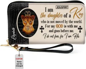 Personalized PU Leather Bible Clutch Purse - Christian Gifts For Church Ladies - Religious Wristlet Wallets - Bible Fossil Purse For Women Of God