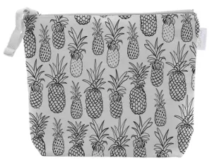 Pineapple Outline Cosmetic Bag, Small