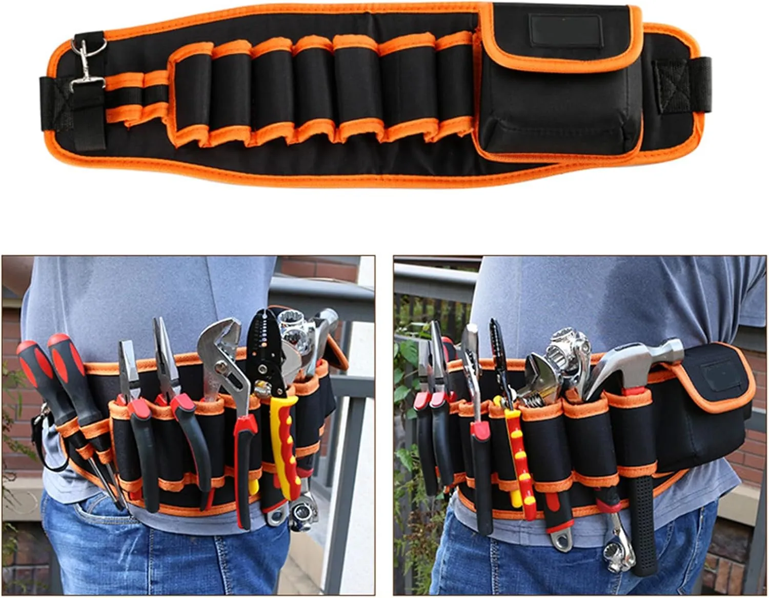 Portable Waist Tool Bags Tool Storage Pouches Bag Work Belt Attachment Pouches For Electricians Tool Carpenters Accessories