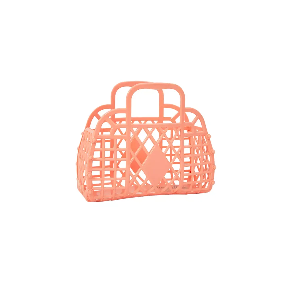 Retro Basket Jelly Bag, Peach - Mini