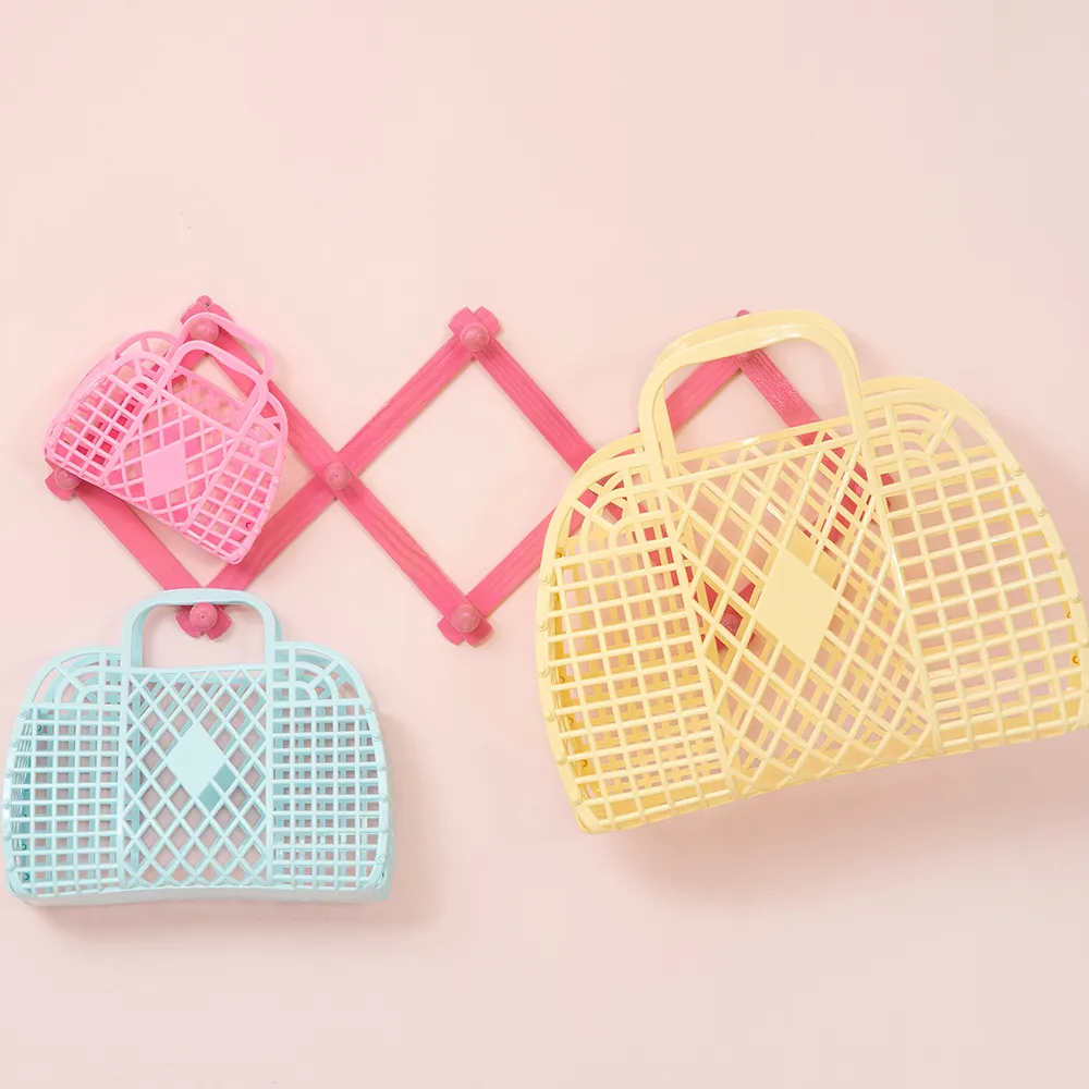 Retro Basket Jelly Bag, Peach - Mini