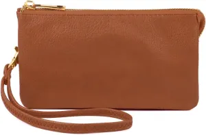 RIAH FASHION Convertible Faux Leather Wallet Purse Clutch - Mini Handbag Detachable Chain Crossbody Strap Phone Holder