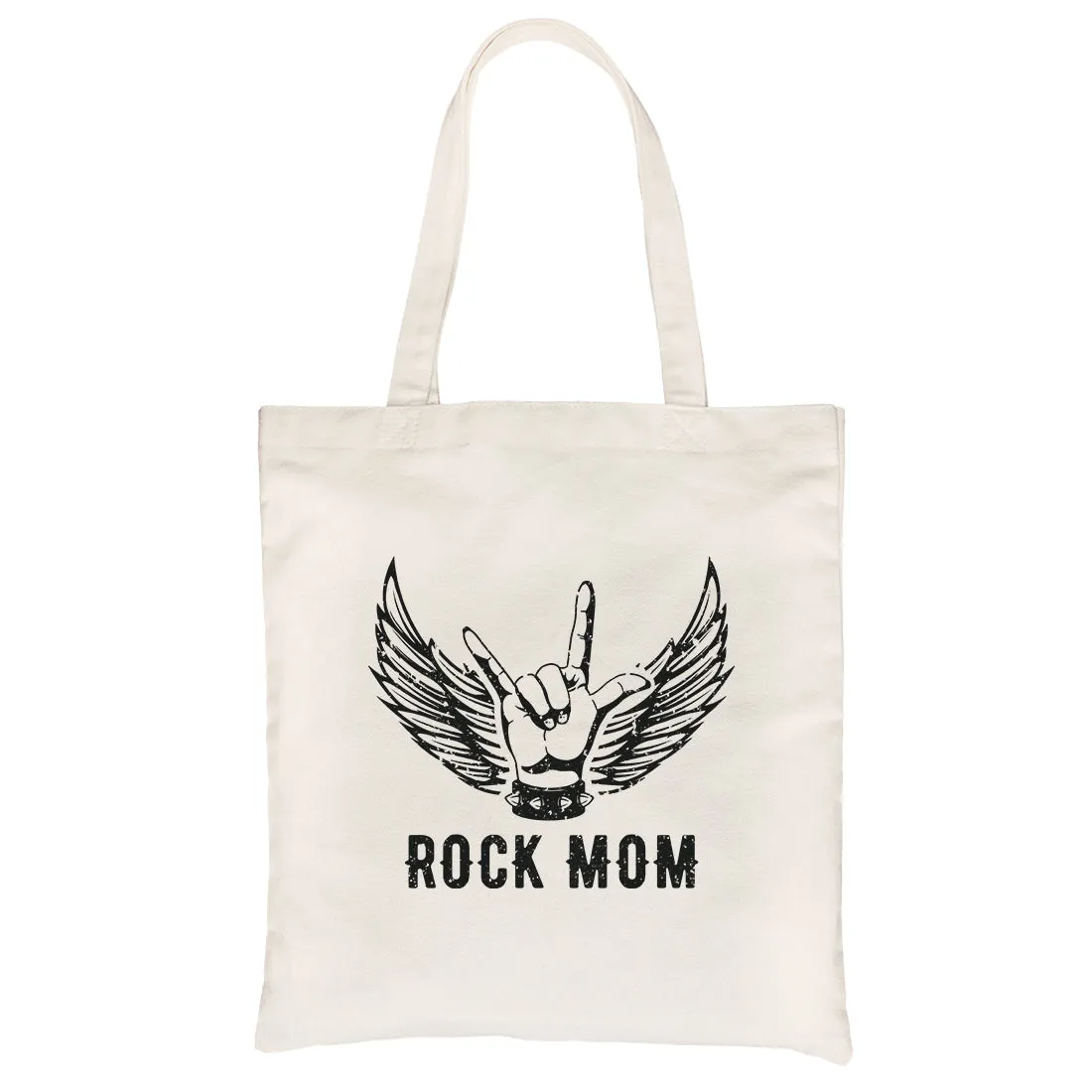 Rock Mom Canvas Bag Heavy Cotton Unique Mother's Day Gift Ideas