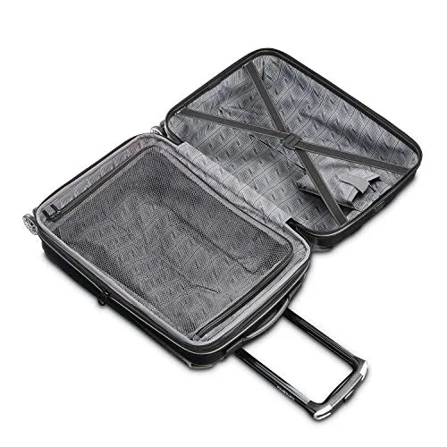 Samsonite Centric 2 Hardside Expandable Luggage with Spinners, Black, Carry-On 20"