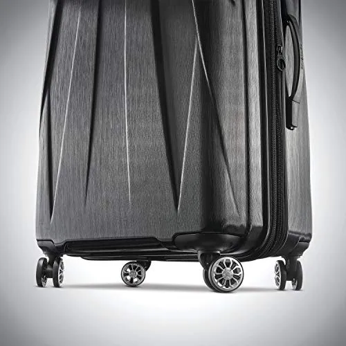 Samsonite Centric 2 Hardside Expandable Luggage with Spinners, Black, Carry-On 20"